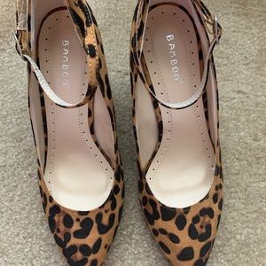 Bamboo Animal Print Mary Jane